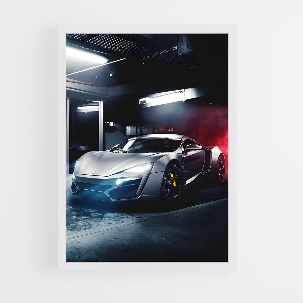 Poster magnifique Lykan Hypersport – affiche W Motors (vue 3)